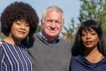 Pearl Oguchi with Isy Armani and Sir Mike Penning MP