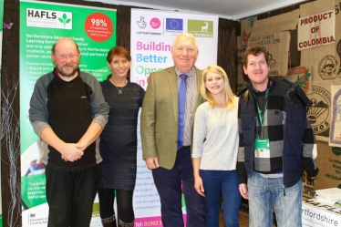 Sir Mike Penning visits Hertfordshire Adult and Family Learning Service